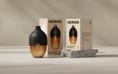 HEORSHE® Babyfles met ultra brede hals