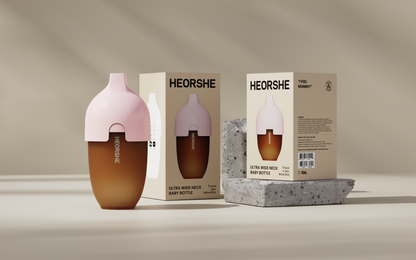HEORSHE® Babyfles met ultra brede hals