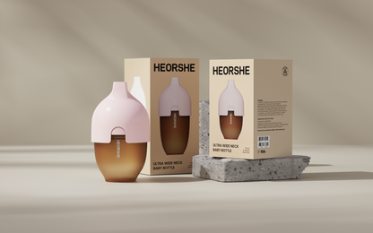 HEORSHE® Babyfles met ultra brede hals